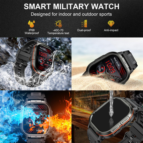 Monitor De Ritmo Cardíaco Smartwatch Onaneag Para Hombre