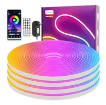 Comprar Tira De Luces Led Neon 32 8ft Rgb Control App, Remoto, Sincr