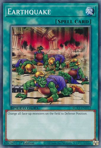 Earthquake (sgx1-end12) Yu-gi-oh!