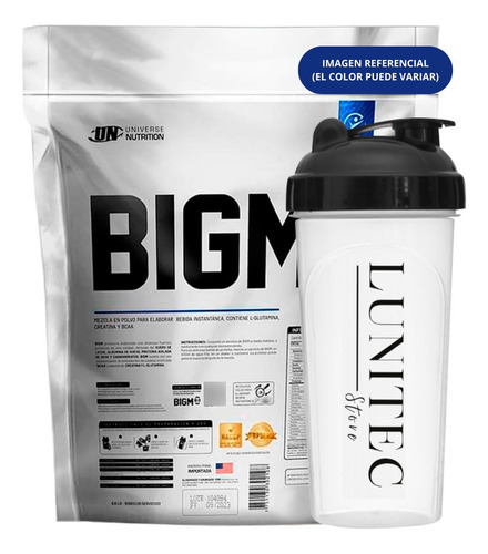Mass Gainer Universe Nutrition Bigm 5 Kg Chocolate + Shaker