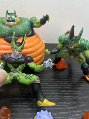 Set 8pz Figura Anime Dragon Ball Z Cell Perfecto Evoluciones