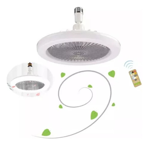 Ventilador De Techo 30w E27 Con Luz Led, Ventilador De Casa