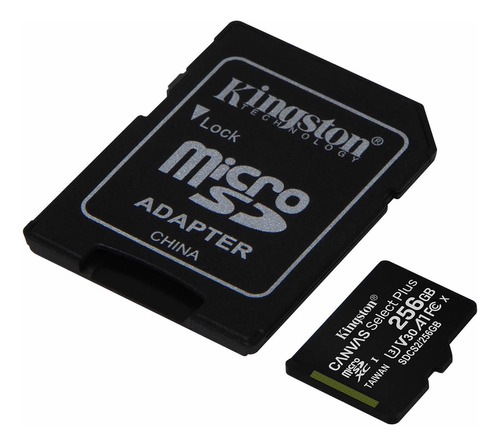 Tarjeta Memoria Micro Sd Xc 256 Gb Kingston