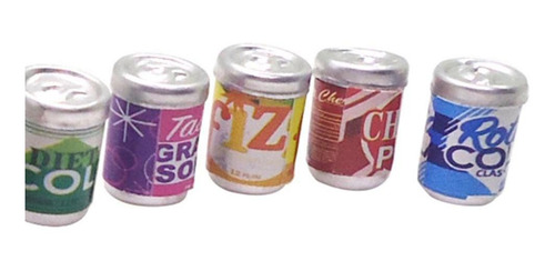 1/12 Botellas De Refrescos En Miniatura Botellas De