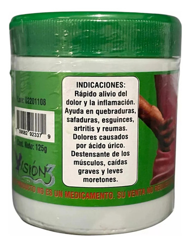 Árnica Pomada Gel (diclofenaco, Naproxeno) Dolor Muscular. Na