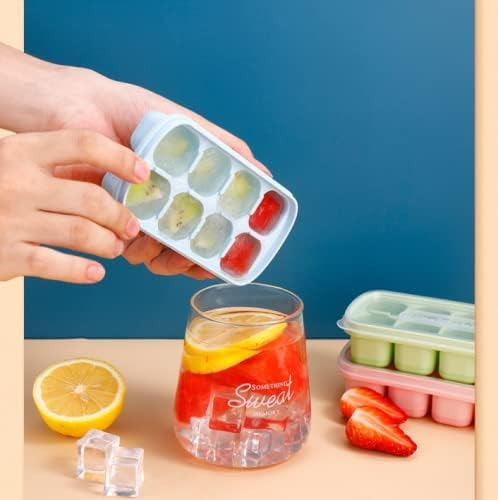 Bandeja Grande De Silicona Para Hacer Hielo, 4 Piezas