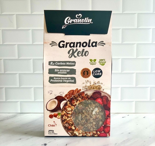 Granola 300g Pack Keto Vegano Libre Aditivos Y Preservantes