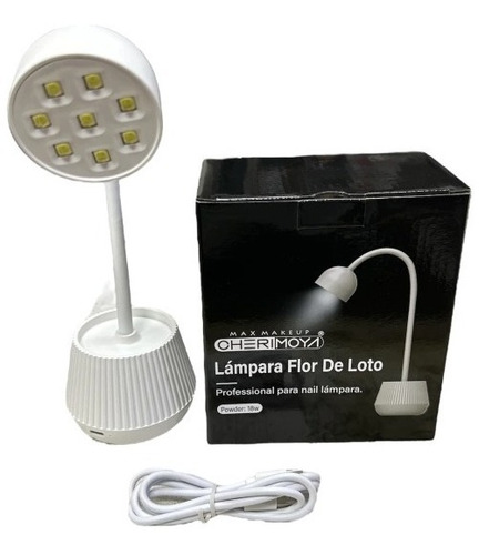 Lampara Flor De Loto Led 18 W Uñas Soft Gel Inalambrica