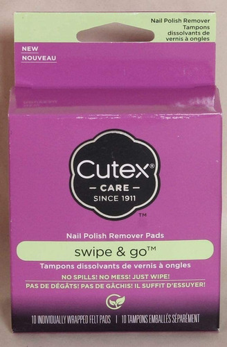 Cutex Swipe And Go Quitaesmalte De Ratón (pack De 2)