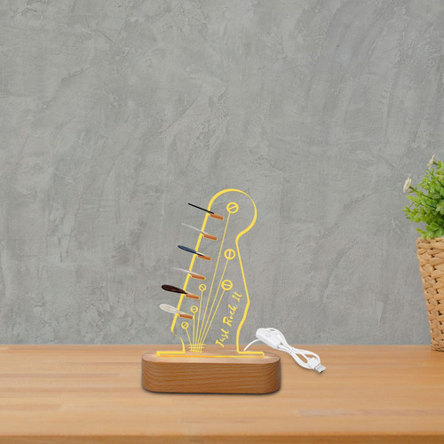 Soporte Para Púas De Guitarra Iluminado, Práctico Y