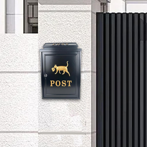 Buzón Decorativo Montado En La Pared Para Puerta Principal,