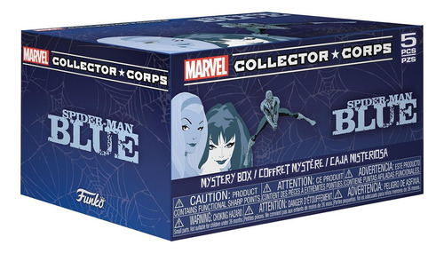 Funko Pop Marvel - Collector Corps Spider Man Blue