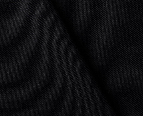 Tergal Stretch 100% Poliester / Rollo 1.50m (50m) Negro Liso