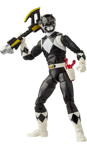 Power Rangers Rayo Coleccin Mighty Morphin Ranger Negro - F