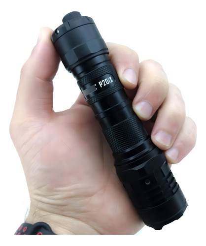 Linterna Tactica Recargable Nitecore P20ix 4000lm 5000mah Linterna Negro Luz Led Blanco
