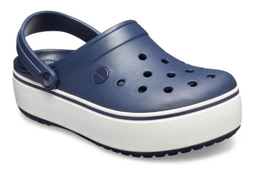 Crocs Crocband Platform Clog Navy- White