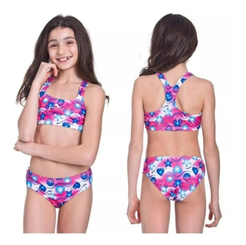 Mallas Bikinis Heracles Nenas Natacion Talles 4 Al 16