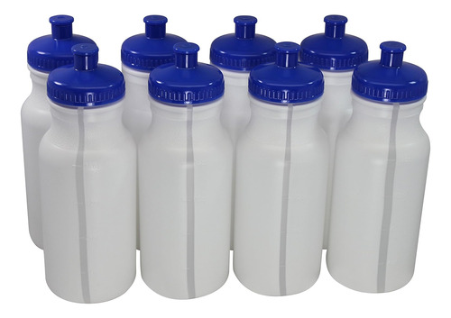 Botellas De Agua De Plástico Deportes Tapa De Presión...