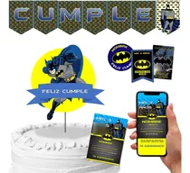 Comprar Kit Imprimible Cumpleaños + Candy Editable - Batman