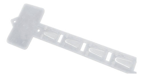 Tira De Impulso Plastico Exhibidor Colgador C/ 100 Piezas Color Transparente