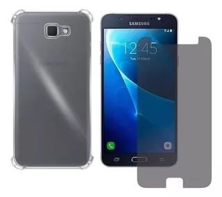 Kit Capa Case Para Galaxy J5 Prime + Pelicula Privacidade