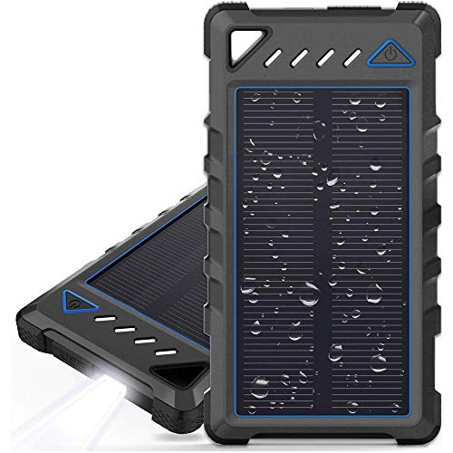 Cargador Solar Portátil, Baterías Externas Ultracompa...