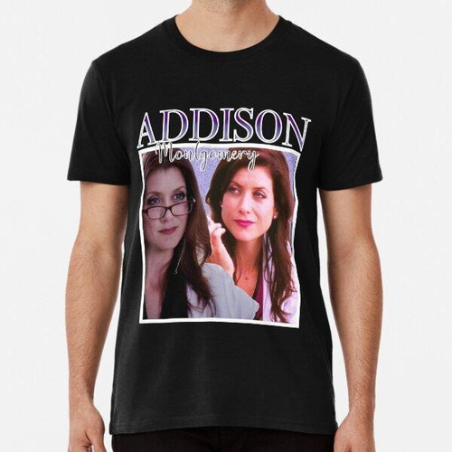 Remera Estilo Antiguo De Addison Montgomery Algodon Premium