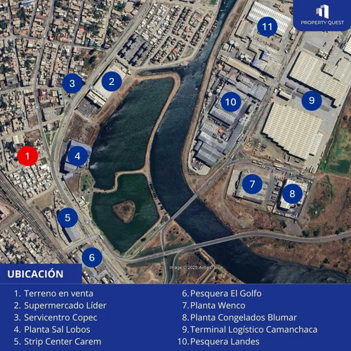 Venta Amplio Terreno Sector Arenal Talcahuano