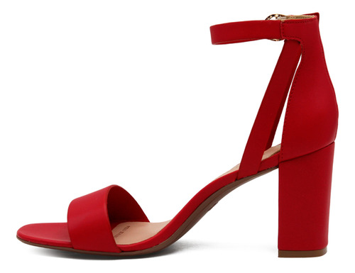 Zapatillas Rojo Mujer Andrea Tacon Bajitos Formal Oficina