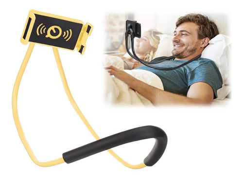 Soporte Celular Sujetador Cuello Flexible Hand Free Practico