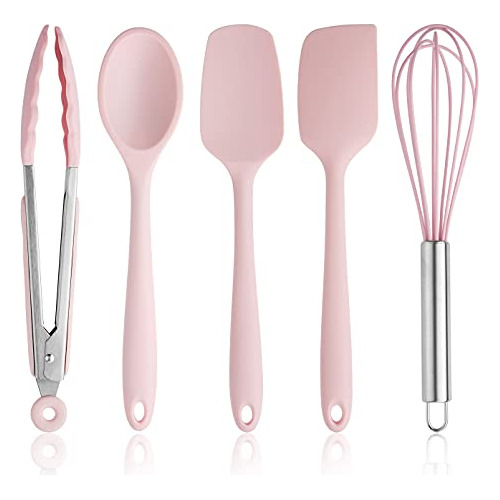 Silicone Cooking Utensils, 5 Pc Kitchen Utensil Set, Ea...