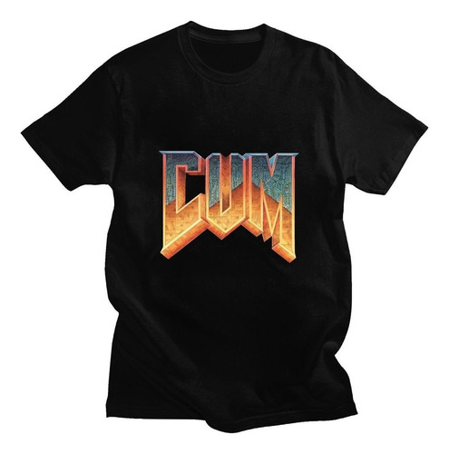 Camisetas Doom Cum Para Hombre, Moda De Verano, Manga Corta,