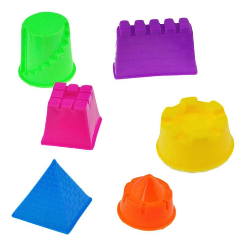 5 X 6 Piezas Mini Construcción Playa Juguete Para Niños