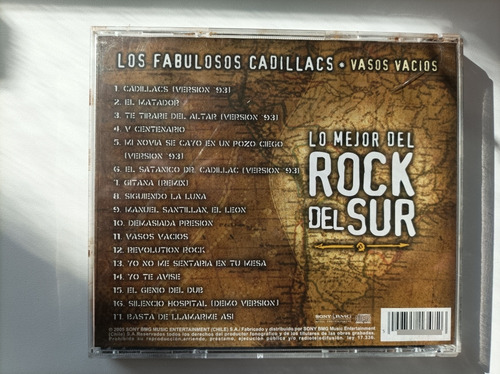 Los Fabulosos Cadillacs - Vasos Vacios - Cd (Usado)