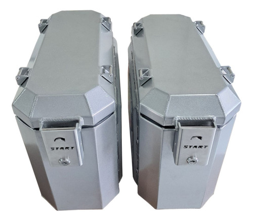 Top Case Alumínio Prata Crf 1000l Africa Twin Te + Suporte