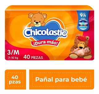 Pañales Chicolastic Etapa 3 Unisex 40 Piezas