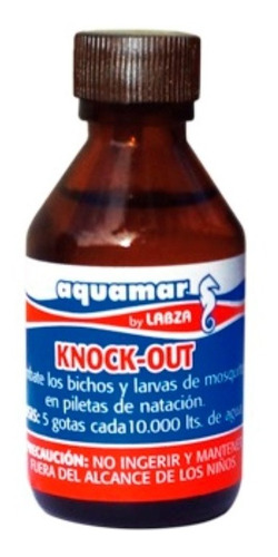 Mata Bichos Knock Out X 30cm3 Marca Aquamar Para Pileta