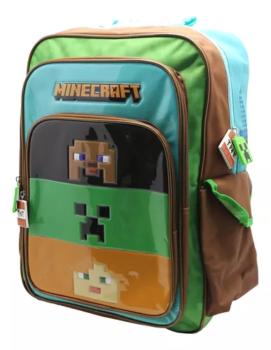 Mochila Escolar Minecraft personajes gamer - Cresko