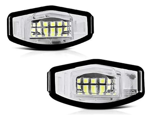 Vipmotoz Placa De Matrícula Led Completa Para Honda Accord S