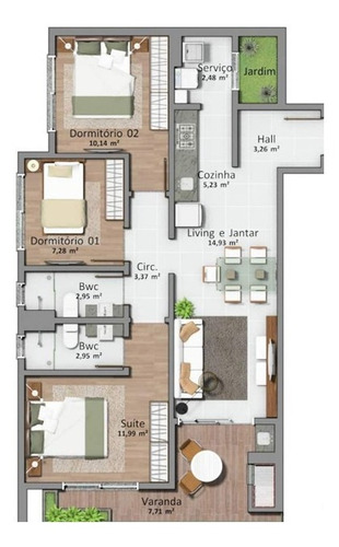 Imagem 14 de 26 de Apartamento À Venda No Bairro Santo Antônio De Lisboa - Florianópolis/sc - O-25528-42147
