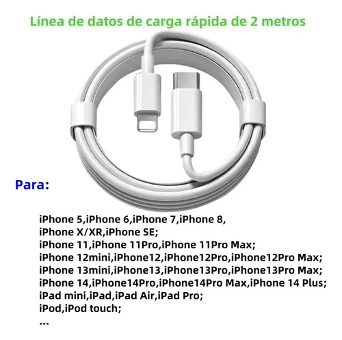Y Linha De Dados De 2 Metros Com Carregamento Turbo Rápido