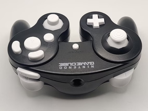 Set Botones Color Blanco Solido Para Gamecube