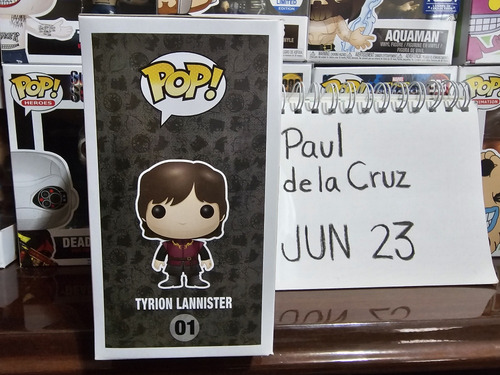 Tyrion Lannister Funko Pop (cicatriz Edición Rara) Got (Usado)
