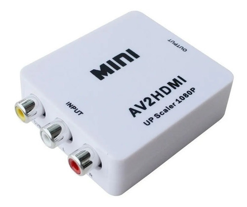 Adaptador Conversor Av Rca Analogo A Hdmi Digital