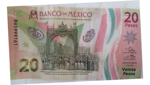 Billete $20 Conmemorativo Serie Dice Búhos Gigi 999 # Dios