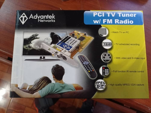 Imagen 4 de 4 de Tarjeta Advantek Pci Tv Tuner Capturadora Video Radio Fm