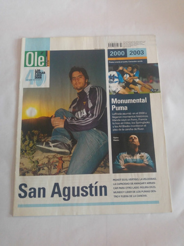 Revista Ole Libro De Oro De Los Pumas 40 °  2000 2003