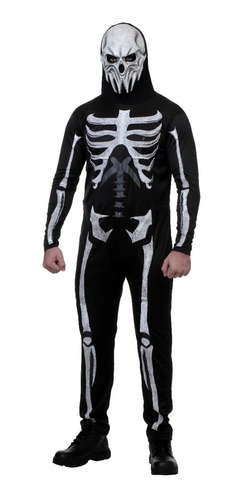 Disfraz Body Esqueleto Calavera Halloween Fiesta Terror