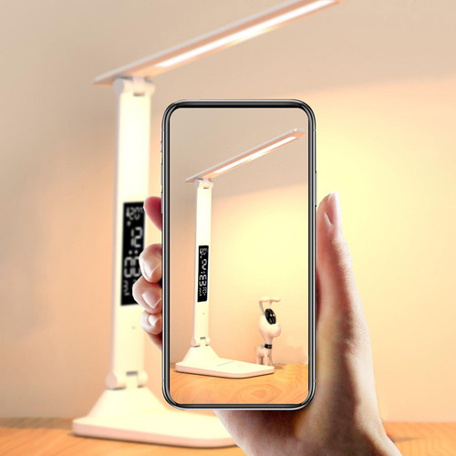 Lámpara De Mesa 3 Modos Luz Nocturna Protección 3200máh