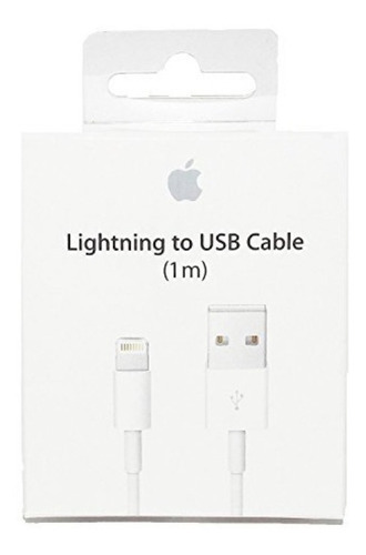 Imagen 1 de 10 de Cable Original iPhone 5 6 7 8 X Apple Lightning Usb Garantia
